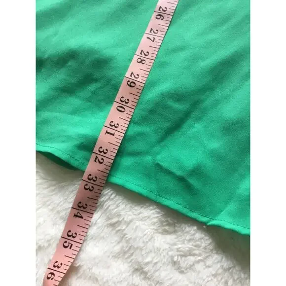 Glamour Green Backless Skater Dress - Picture 8 of 8